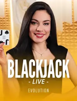 Blackjack en Vivo — mesa en vivo de Evolution en Bizzo