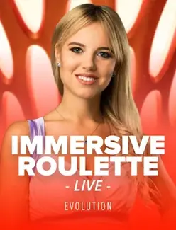 Immersive Roulette — mesa en vivo de Evolution en Bizzo