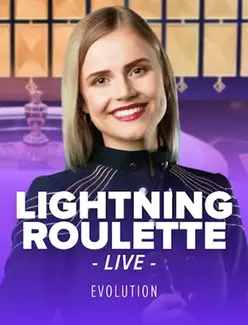 Lightning Roulette — mesa en vivo de Evolution en Bizzo